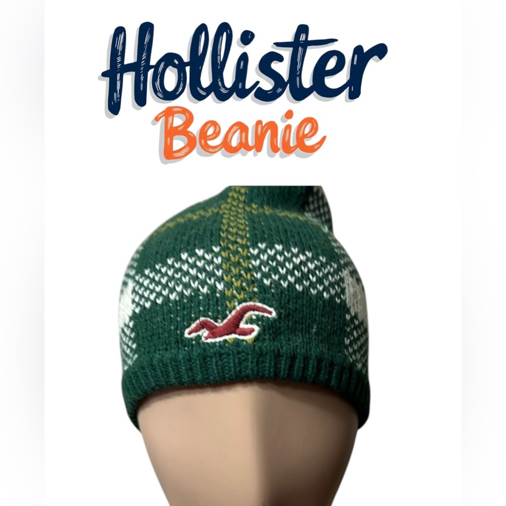 328. Vintage Hollister knit beanie cap unisex new with tags